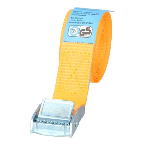 Carpoint Spanngurt mit Klemme 7m x 25mm, Orange