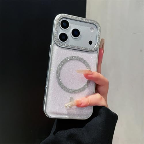 Étui Magnétique iPhone 13 Pro Paillettes pour Soirées et Quotidien