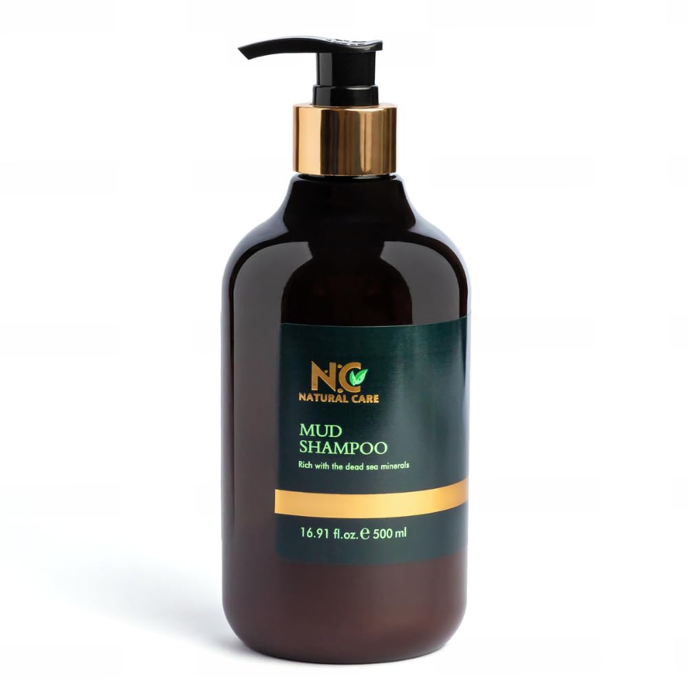 Natural Care – Dead Sea Mud Shampoo - Mineral Ingredients, Moisturizing, Smoothing, Nourishing Hair, Vitamin E, Pro Vitamin B5, Essential Oil