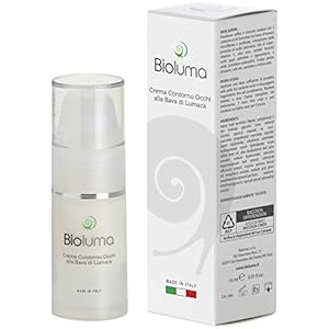 Bioluma Slakkenslijm Oogcontour Crème Hydraterend Voedend Anti-Aging met Hyaluronzuur Arganolie Calendula Aloë Vera…