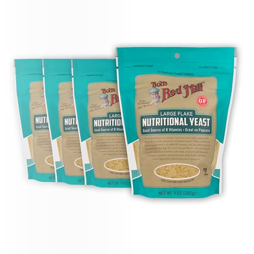 Image of Bob's Red Mill Nutritional Yeast, 5oz (Pack of 4) - Vegan, Paleo Friendly, Kosher