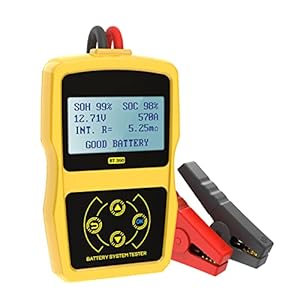 Auto Batterij Tester 12V, BT360 Accutester Auto 100-2400 CCA, Auto Batterij Lading Tester, Auto Batterij Analyzer voor…