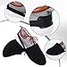 Exclaith 2 Pcs Bowling Shoe Slide, Bowlings Shoe Cover Bowlings Accessories Bowling Slider Cover Adjustable Universal Sole Slide Covers with Elastic Band for Men Women Bowler Playing Ball and Dancing