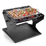 Lifedoo Travel Camping Stove, Lifedoo Urod Fire Car Camping Fire pit 23-Inch Portable Stove for Hiking (Black)