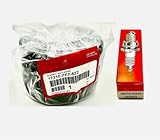 Genuine Air Cleaner Filter Element AFZE28 w Spark Plug BPR5ES GX240 GX270, Replacement for Honda OEM