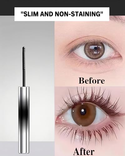 Image of Waterproof Tubing Telescopic Mascara: 2026 New Mascara, Black | Mas-cara Volume and Length - Waterproof - 3D Curling - Smudge-Proof - Clump-Free - Long-Lasting Lash Definer