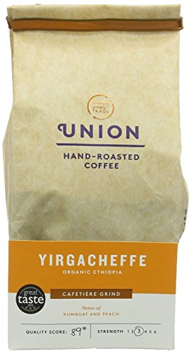 Union Hand Geroosterde Biologische Yirgacheffe Ethiopië Koffie, 200g