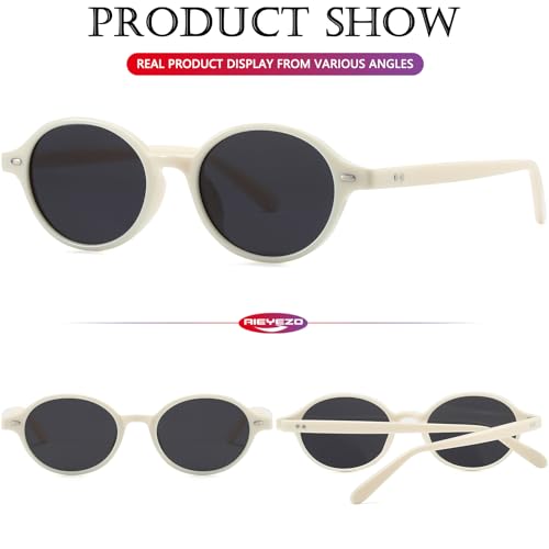 AIEYEZO Retro Round Sunglasses for Women Fashion Circle Frame Sun Glasses Vintage Trendy Round Shades4