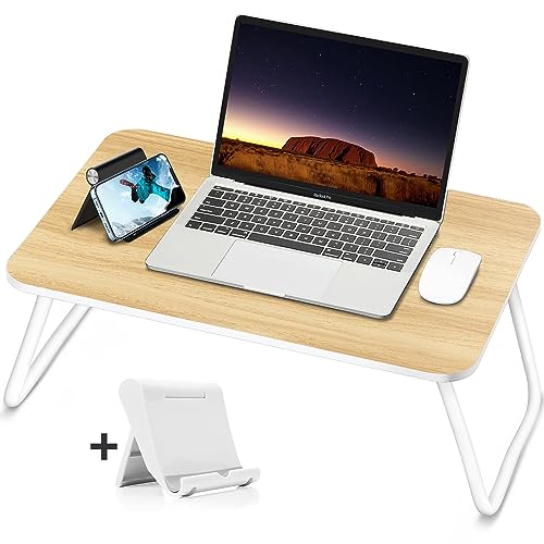 ノートパソコンスタンド 折りたたみテーブル スマホスタンド付き...