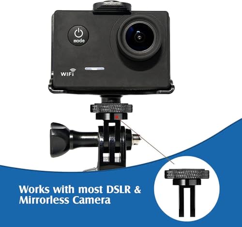 Image of 2pcs Camera Tripod Mount, 1 /4 inch - 20 Conversion Adapter for Action Camera to 1 /4 inch Screw Adapter Mount Accessories