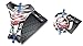 Fooqs Tankpad et Cappad pour Yamaha YZF Yzf125r Yzf125 125R 125 R Thundercat Thunderace Movistar Vr46 VR R1 R6 (Blanc)
