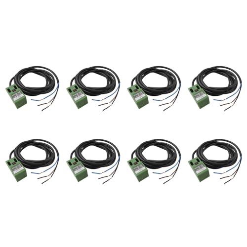 KEALBAUS 8 interruptores de proximidad inductivos SN04-N DC 10-30V NPN de 3 cables de 4 mm