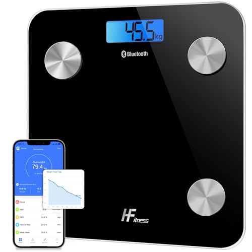 Bluetooth-lichaamsvet weegschaal Digitale Personenweegschaal