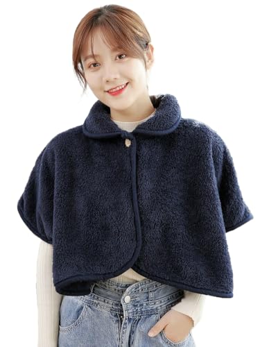 Warm Shoulder Shawl Cape Soft Casual Shawls Neck Back Warmer Wrap Cape Keep Warm Shoulder Shawl Blanket 2025 - Main Image