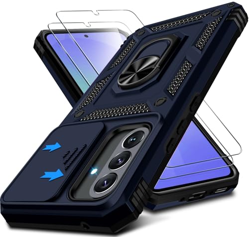 Kameraschutz Handyhülle für Samsung Galaxy Hülle mit schutzfolie*2