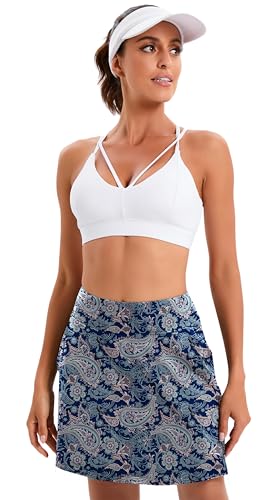 Image of Oyamiki Women's Active Athletic Skort Lightweight Tennis Skirt Perfect for Running Training Sports Golf