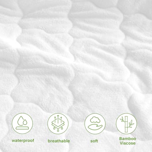 Waterproof Changing Pad Cover 2 Pack, Quilted Diaper Chang Table Cover by DMS PROTECTOR - Used condition - Image 5