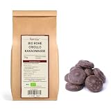 cacao organico precios peru GUSTO INTENSIVO: El cacao criollo ya era cultivado por los mayas y aztecas. En comparación con otras variedades de cacao, este tiene menos sustancias amargas y una menor proporción de ácido. Nuestra masa de cacao de color marrón oscuro tiene un sabor a cacao intenso y con cuerpo con ligeros aromas de nueces, frutos del bosque y caramelo. Su sabor fuerte con una nota ligeramente amarga promete una experiencia de sabor inolvidable.