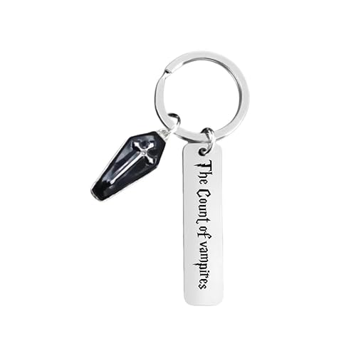 Hibetek Halloween Keychain Vampire Keyring Personality Retro Cross All Saints'Day