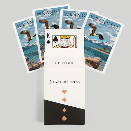 Baraja de póker Wrangell Alaska 52 cartas tamaño póker miniatura 6