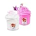 ICHICHI 2019 Cup Cake Fluffy Slime Multicolor Scented Cotton Slime Super Soft and Non-Sticky Butter Slime for Girls and Boys