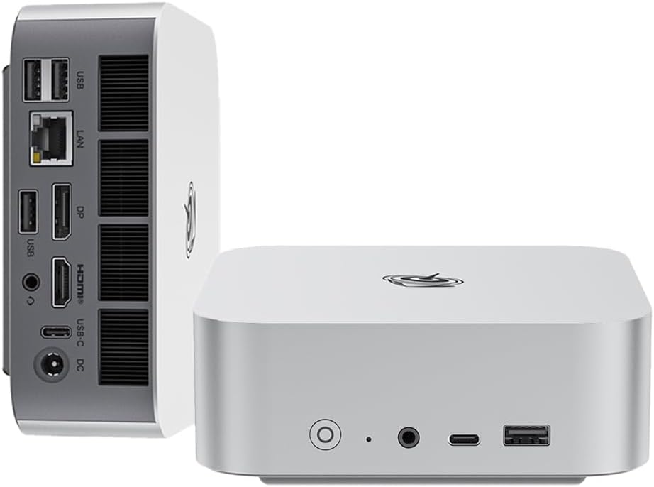 Beelink SER8 Gaming Mini PC, Mini Computers with AMD Ryzen 7 8745HS (8C/16T up to 4.9Ghz), 24G Dual DDR5 (5600Mhz) + 1TB M.2 2280 PCle 4.0X4 SSD, DP, HDMI, USB4, 2500Mbps LAN, WiFi 6, BT 5.2 Beelink SER8 Gaming Mini PC, Mini Computers with AMD Ryzen 7 8745HS (8C/16T up to 4.9Ghz), 24G Dual DDR5 (5600Mhz) + 1TB M.2 2280 PCle 4.0X4 SSD, DP, HDMI, USB4, 2500Mbps LAN, WiFi 6, BT 5.2