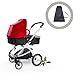 Beatifufu Stroller Storage Bag for Airplane Travel Water-Resistant Heavy-Duty Gate Check Stroller Cover with Lockable Drawstring and Dual Shoulder Straps Compatible with Most Baby Strollers