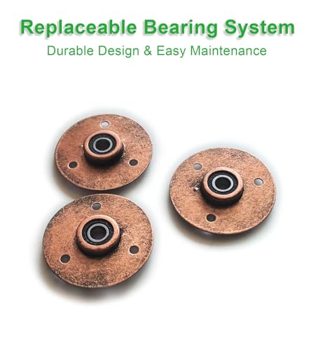 Idyllic Deer Wind Spinners for Yard and Garden Decor, Metal Kinetic Wind Sculptures Perfect for Outdoor Lawn Patio Decoration 63 x 13