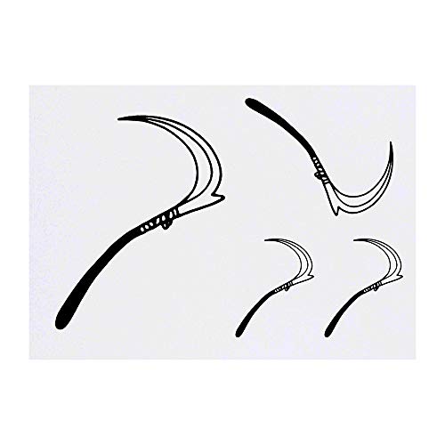 4 x ‘Sharp Scythe’ Temporary Tattoos (TO00012224)