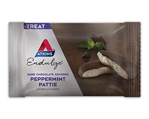Atkins Endulge Treat Dark Chocolate Covered Peppermint Patties, Keto Friendly and Gluten Free, (Each 5 Count of 1.31 oz Bars) 6.53 oz, Pack of 6 - Thumbnail 2