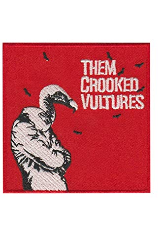 Photo de Them Crooked Vultures Hard R Écusson Patch en fer brodé sur accessoire