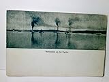  Marine / Militaria. Battleships on the Pacific. Alte Ansichtskarte / Postkarte s/w. ungel. ca 1910 / 15 ?. Seefahrt, Kriegsschiffe.