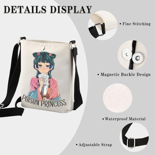 Japanese Anime Gift Anime Character Maomao Lover Gift Manga Present Poison Princess Crossbody Bag3