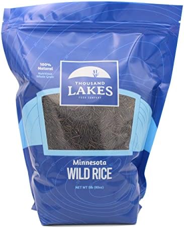 Minnesota Grown Premium Wild Rice - 5 lbs Bulk | Thousand Lakes Brand