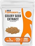 BulkSupplements.com Celery Seed Extract Powder - Celery Seed Supplement, Herbal Supplement - Vegan & Gluten Free, 1g per Serving, 250g (8.8 oz) (Pack of 1)