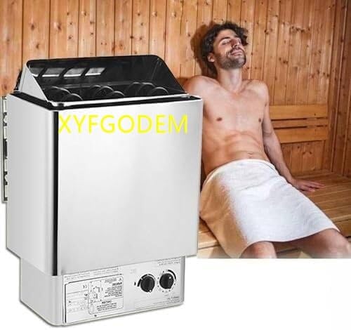 Estufa eléctrica para sauna de montaje mural y control digital exacto de 6.0kW