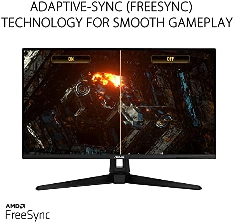ASUS TUF Gaming VG289Q1A 4K Gaming Monitor â 28 inch UHD 4K (3840x2160), IPS, DCI-P3 , Adaptive-Sync, FreeSync, HDR 10