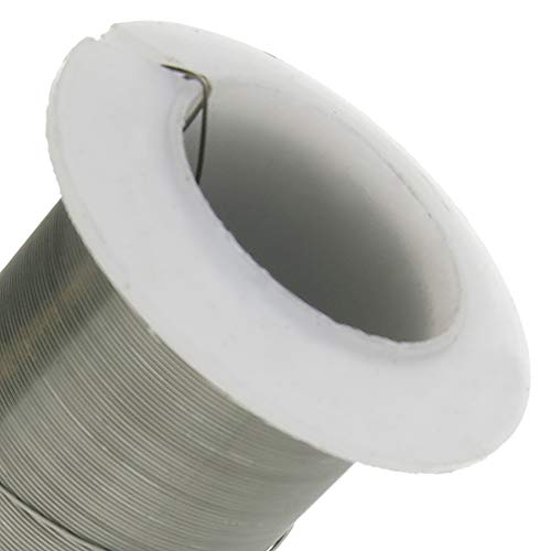 Image of The Beadsmith Wire Elements 28-Gauge Lacquered Tarnish-Resistant Copper Wire for Jewelry Making, 40 Yard, 36.58 Meter Spool (Hematite Color)