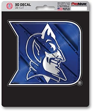 FANMATS 62807 Duke Blue Devils 3D Decal Sticker, Team Colors image 4