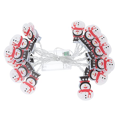 1 PC Snowman LED Lâmpada Decorativa Atmosfera Decorativa Snowman Light Cadeia