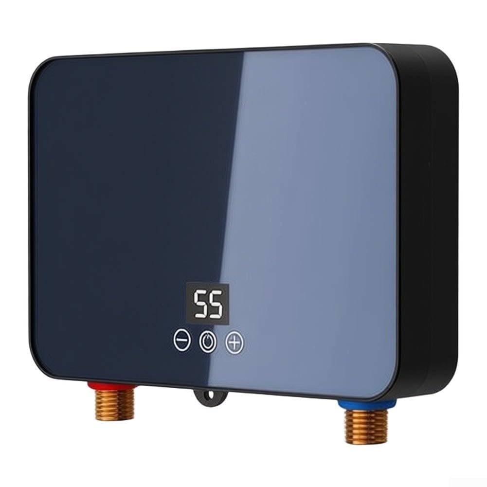 Scaldabagno Elettrico 220V Display Touch IPX4 Impermeabile(EU Blue)