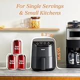 COSORI Air Fryer 2.1 Qt, 4-in-1 Small Mini Airfryer, Bake, Roast, Reheat, 97% Less Oil, Compact & Quiet, Nonstick & Dishwasher Safe Basket, 30 In-App Recipes with Nutrition Facts, Auto-Shut Off, Green