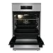 Gorenje GEIT5C61XPG Elektro-Standherd mit Induktionskochfeld, 50cm Breite, 70 L, Pizza Funktion, FrozenBake, AirFry, MultiAir Technologie, HomeMade Backofenform, AquaClean, FastPreheat, Edelstahl