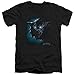 Trevco The Hobbit-Warg Short Sleeve Adult V-Neck 30-1 Tee, Black - Medium