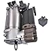 2203200104 Airmatic Air Suspension Compressor Pump w/Relay Replacement for Mercedes-Benz S430 S500 S600 S55 AMG E320 E350 E450 E500 2000-2009 W220 W211 2113200304