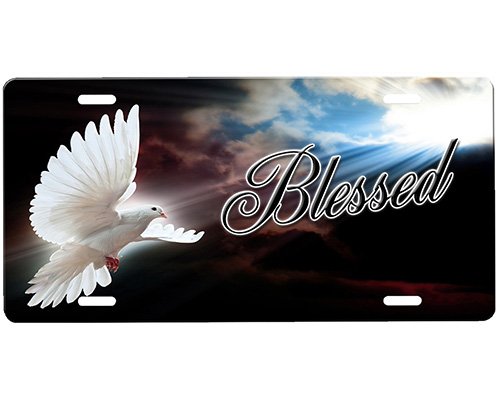 onestopairbrushshop Dove License Plate onestopairbrushshop Dove License Plate