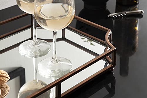 Kate And Laurel 221638 Ciel Modern Scalloped Tray thumb #3