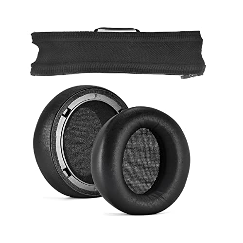 ZLiT Earpads for Panasonic RP-HD601N RP-HD605N RP-HD805N Headphones Replacement Pads Earcup Earmuff Cushion (earpad+headbeam)