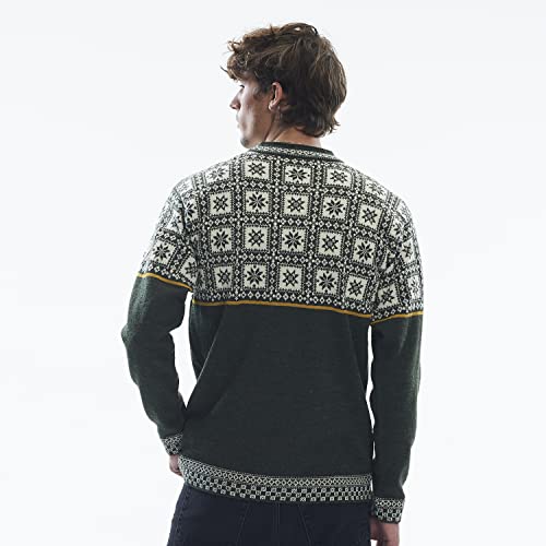 Dale of Norway Men's Tyssoy Crew Neck Wool Pullover Sweater3