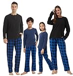 YUSHOW Matching Pyjamas for Family, Matching Family Christmas Pyjamas Set, Couple Matching PJs Set, Xmas Sleepwear Nightwear for Women Men Adult KID